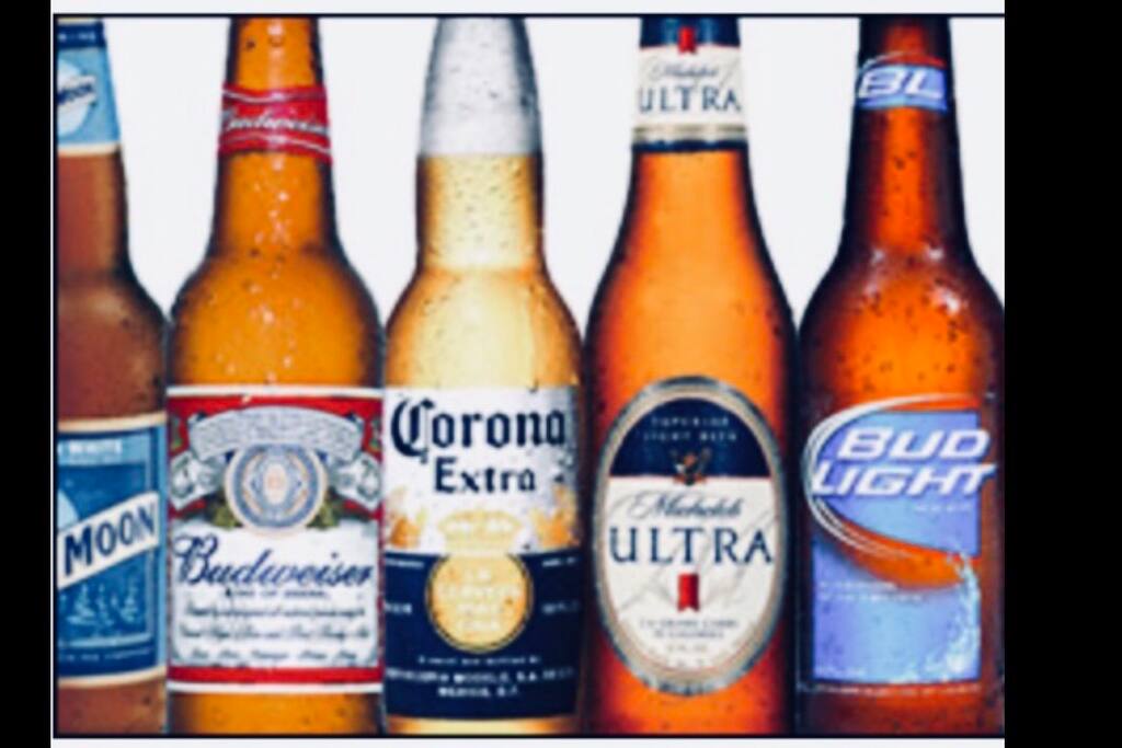 Free beer for any guest who stay 4 nights or longer. 6 ea 12 oz beers will be left in fridge for guest.