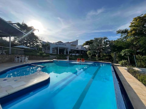 Family villa to rest in nature