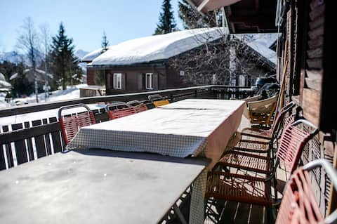 2 MountainChalets nxt to Slopes/Sauna/9Rms/4-14Pax