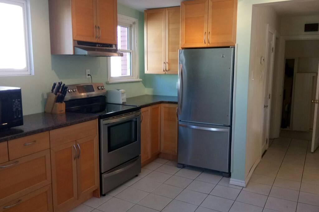 Newly renovated kitchen.
