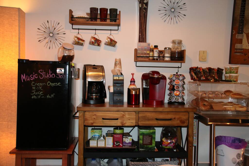 Great coffee and tea selection.
