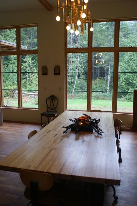 Bowling Alley Dining Table seats 12