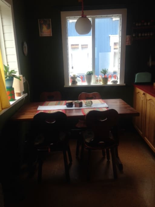 Kitchen nook.