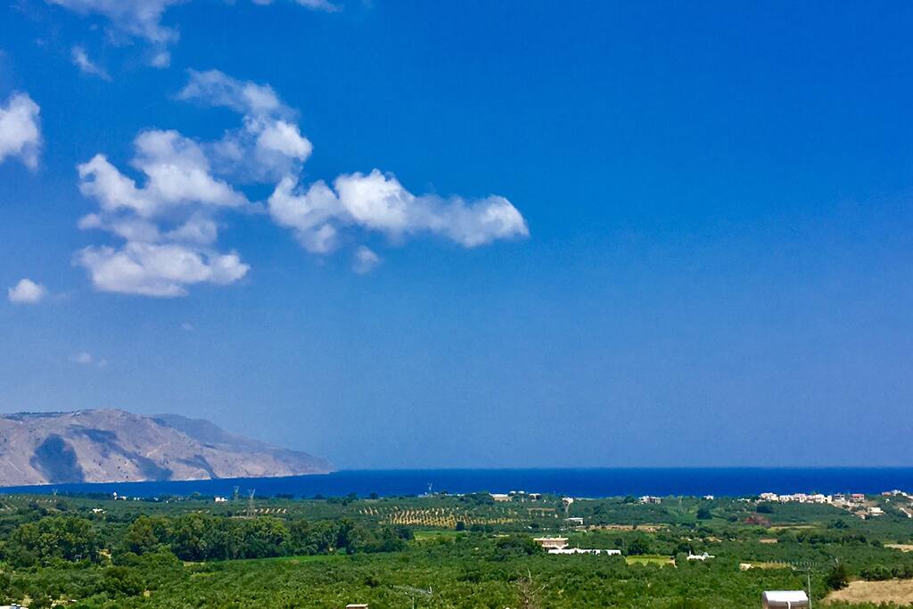 Panoramic view to the Mediterranean