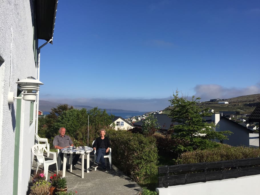 The terrace