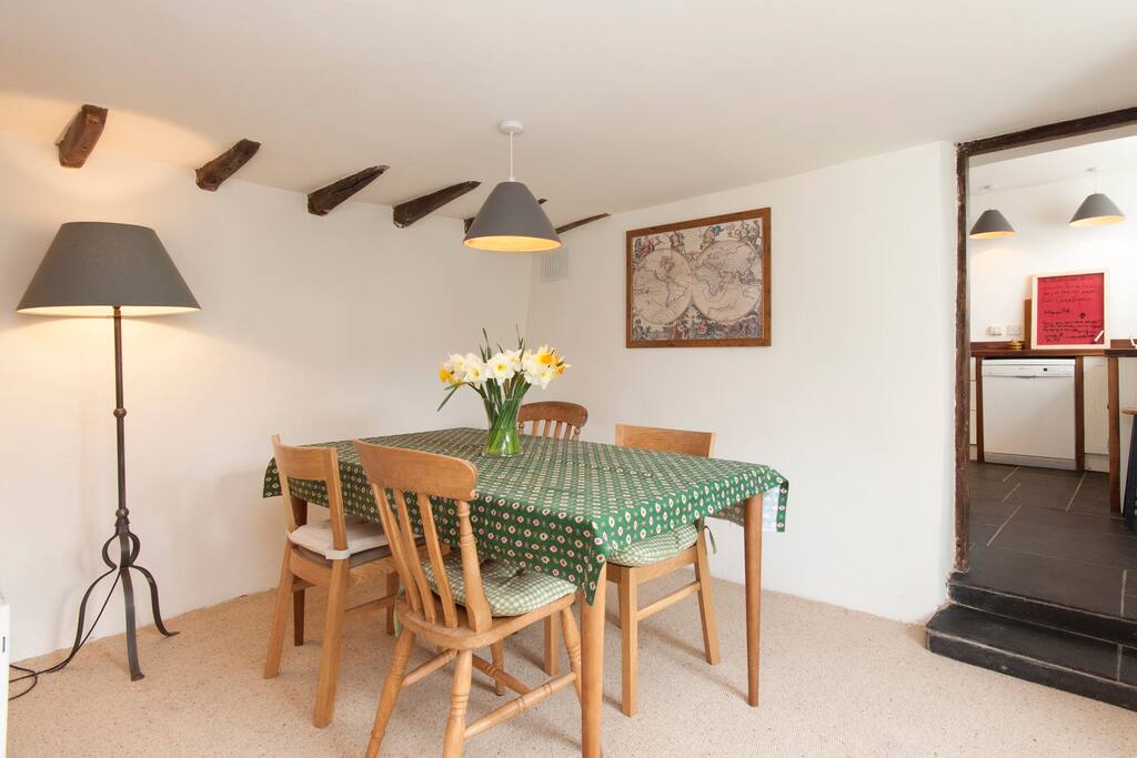 Plenty of room to eat in this cosy dining area