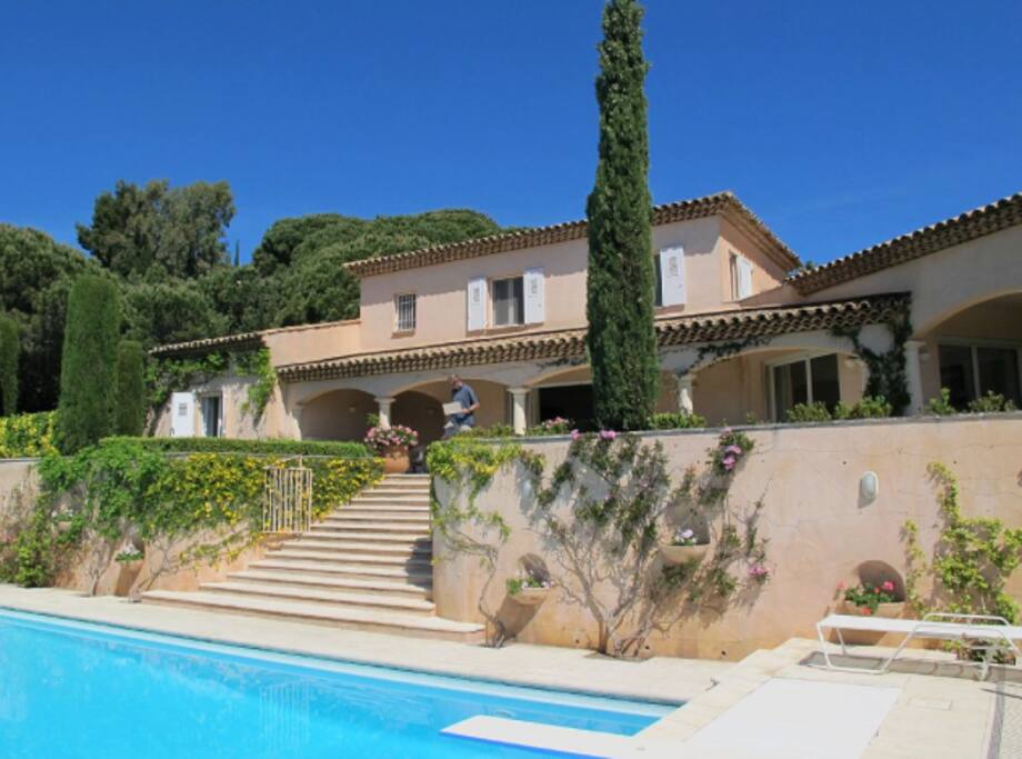View of house from swimming pool