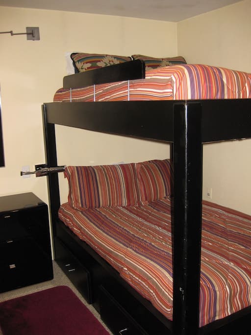 Double bed bunk beds, 2nd bdrm