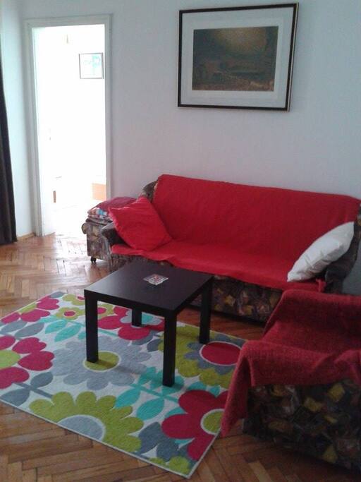Geastezimmer mit klappbarem Couch