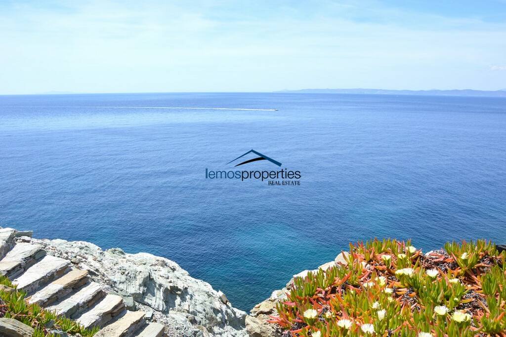 Stairs leading to the sea