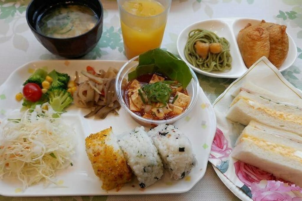 Free Breakfast of Western & Japanese style
無料和洋朝食付き
