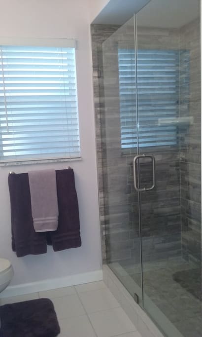 New private guest bathroom