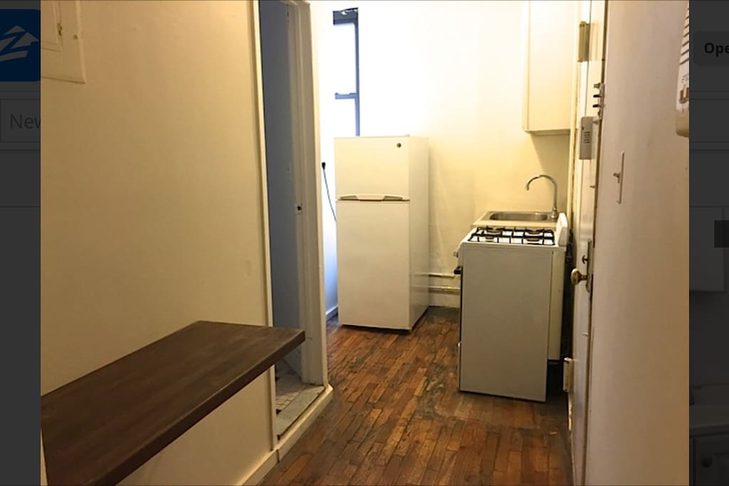 entrance and kitchen.