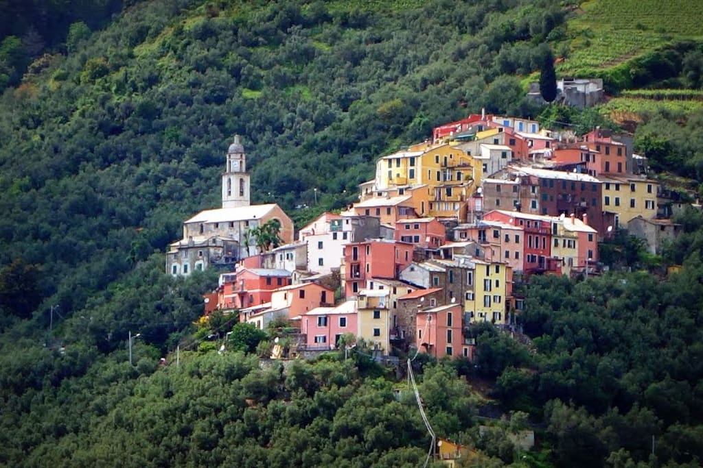 The village Lavaggiorosso - totally pedestrian