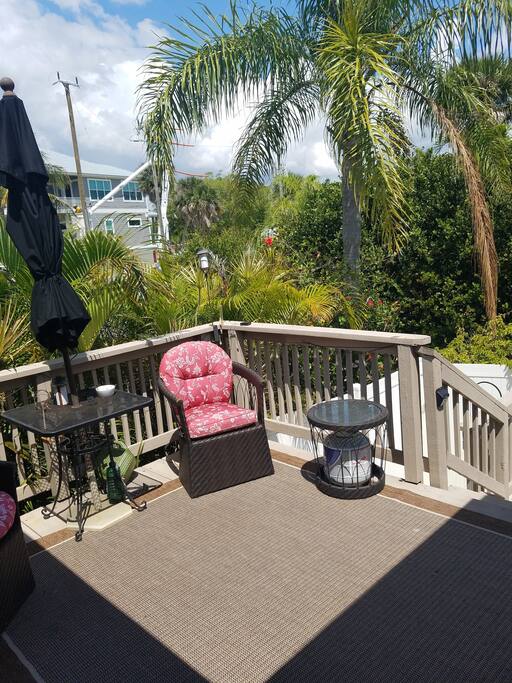 Deck w grill and bay view