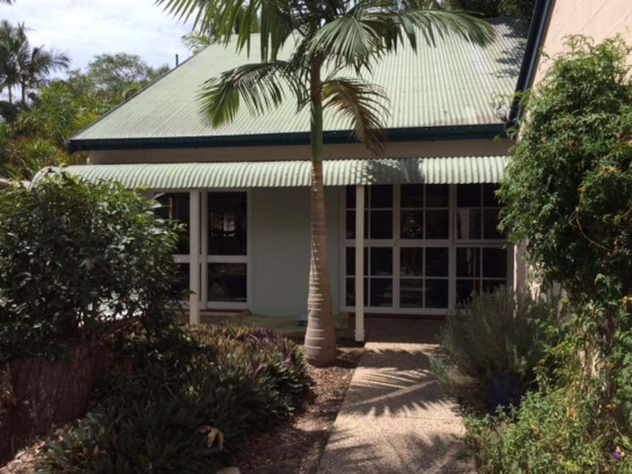 Front of House, garage on the right - room for 1 car