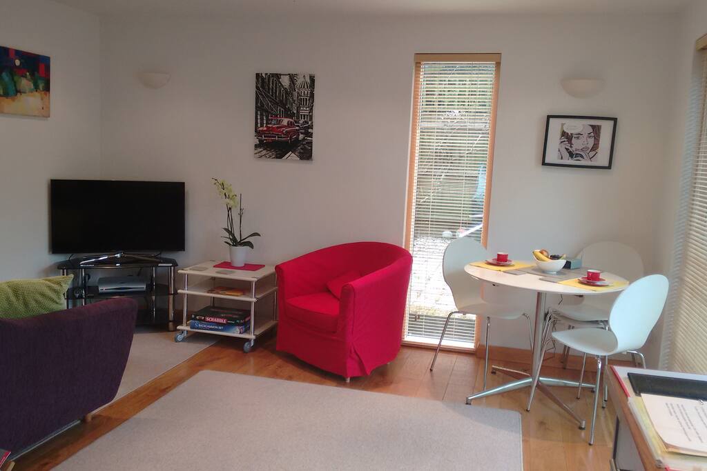 Open plan living area