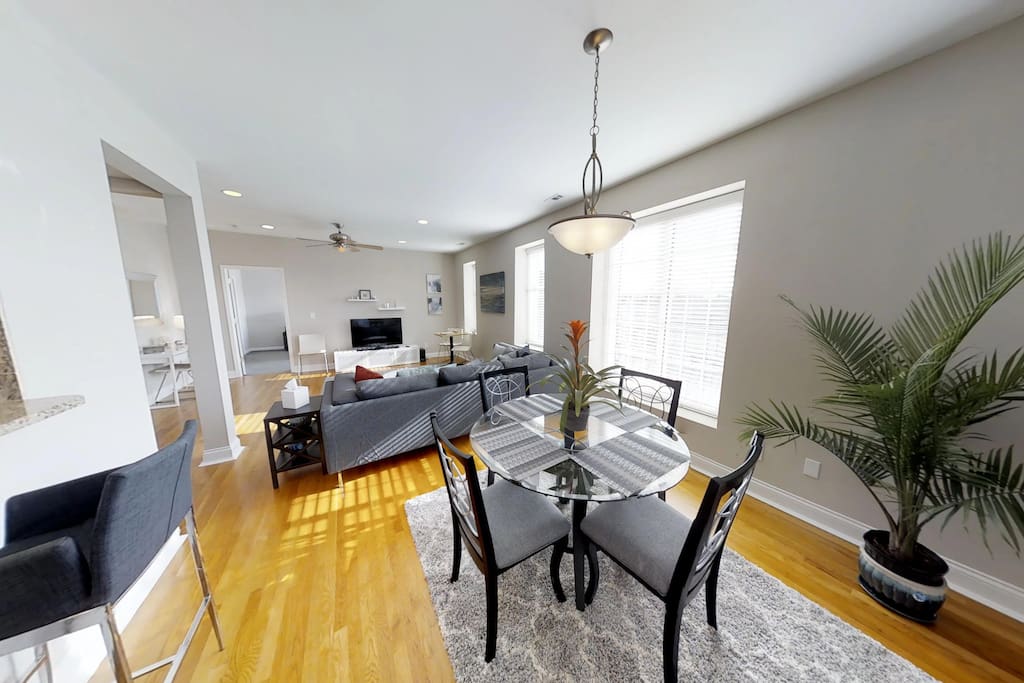 Dining Room open to living area