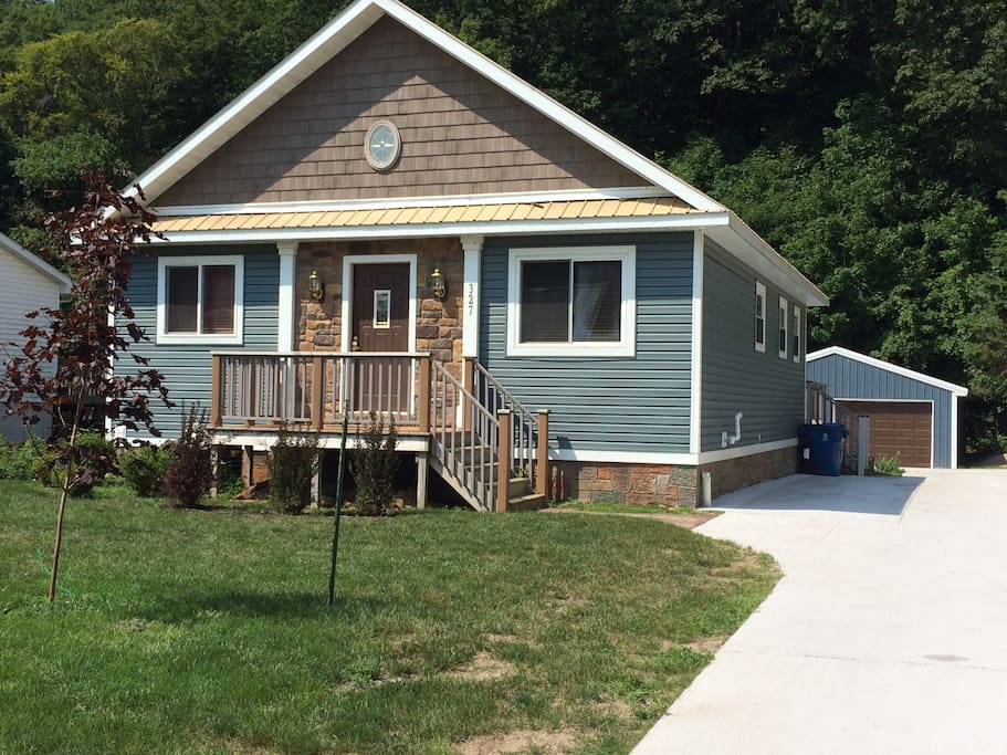 Front of the house.