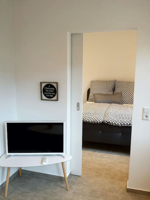 Wohnzimmer mit TV