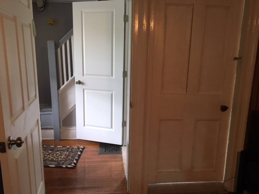 Private entrance to living room