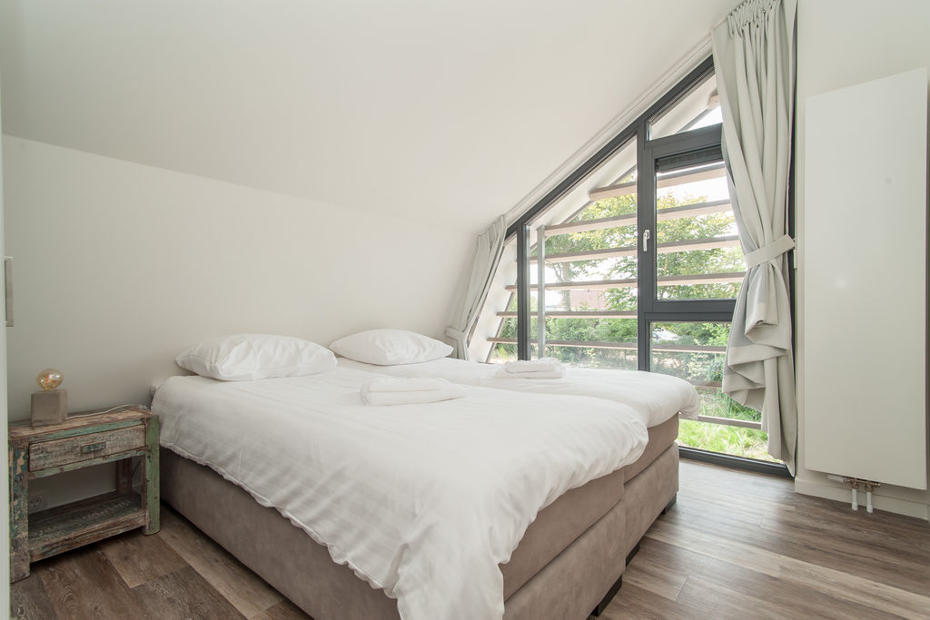 Dormitorio 1
casa de vacacionesleelukaandekust.nl