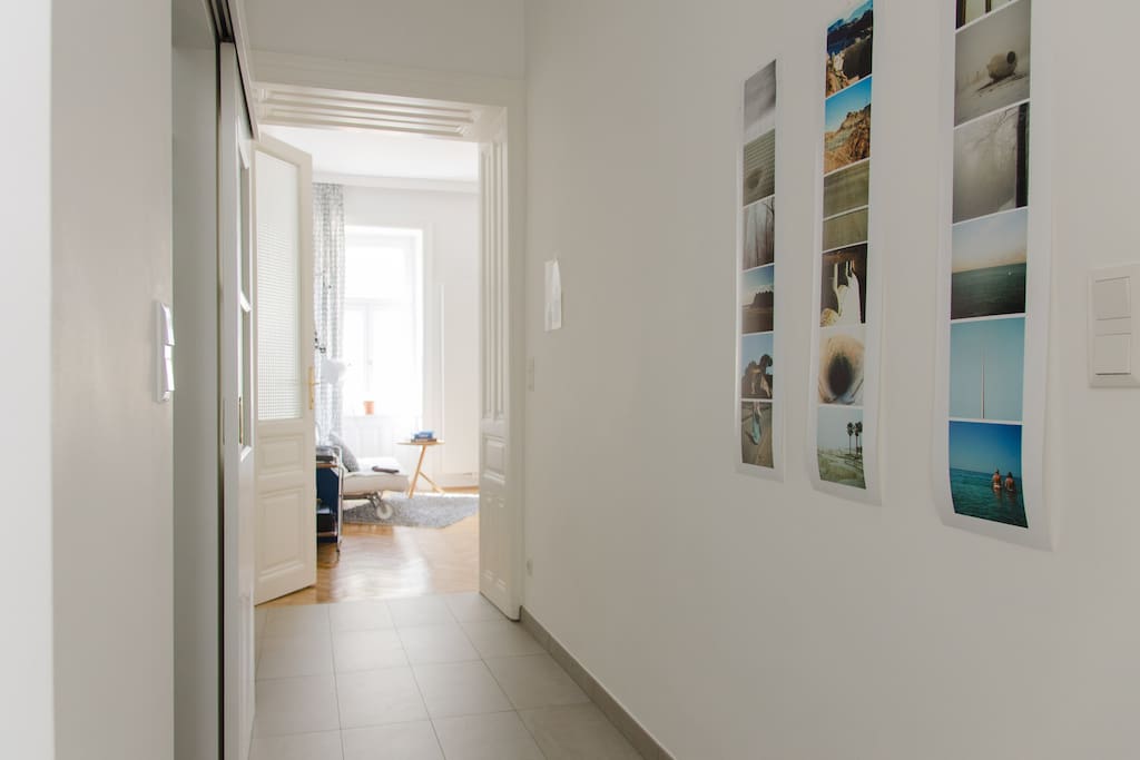 Hallway to the living area