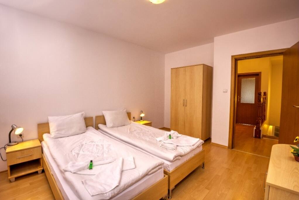Bedroom with balcony.