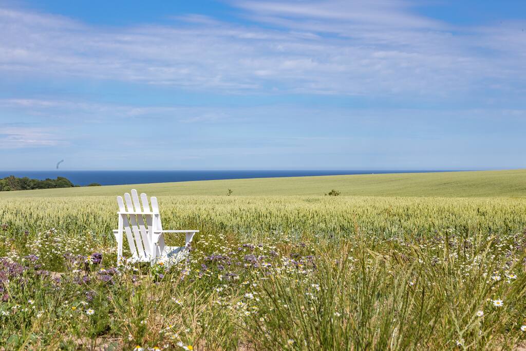 The view over the sea and Christians Ø (Christians Island)