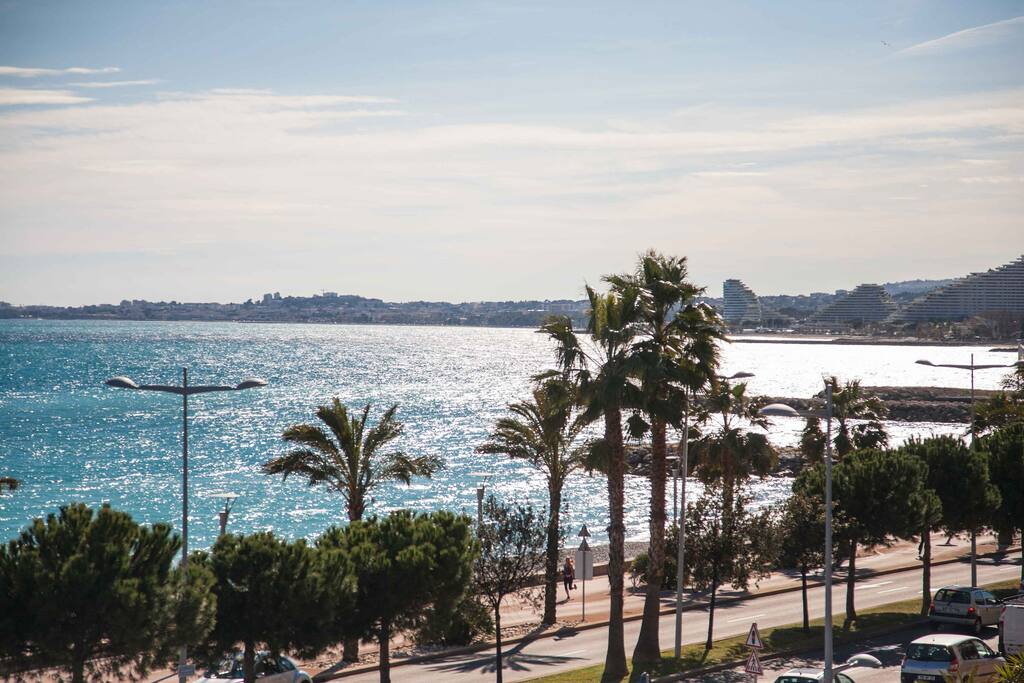 vue mer prise du balcon