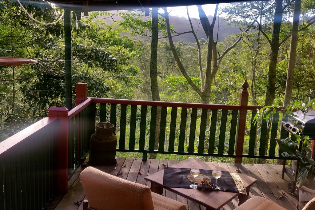 Enjoy a wine with the setting sun