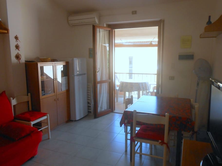 Soggiorno e veranda