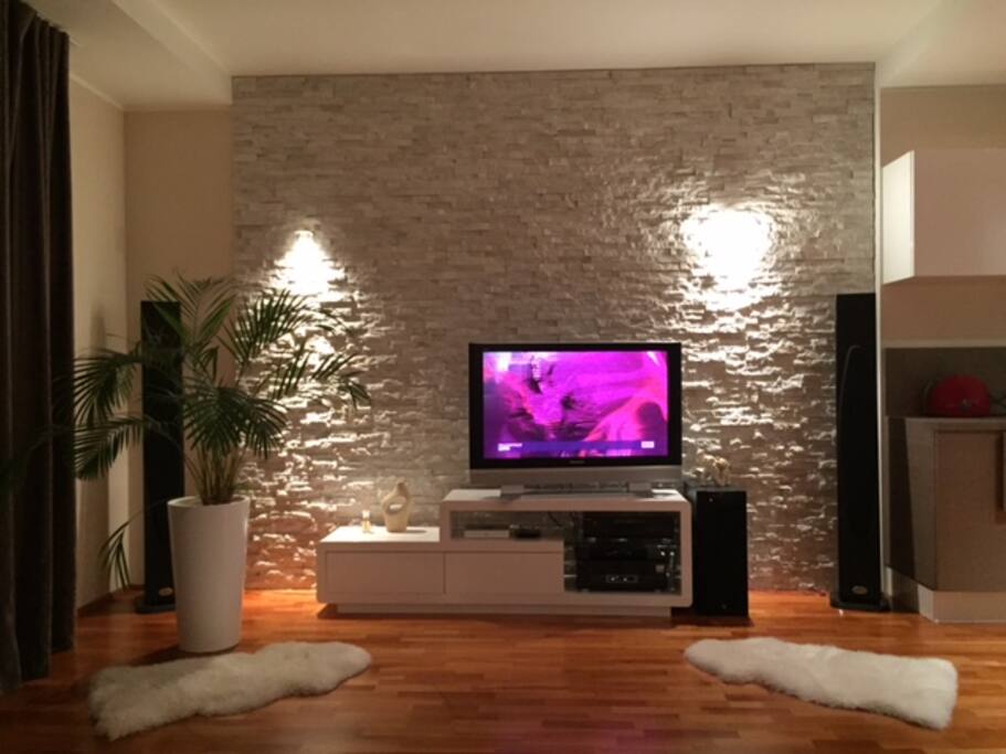 Tv and sound system