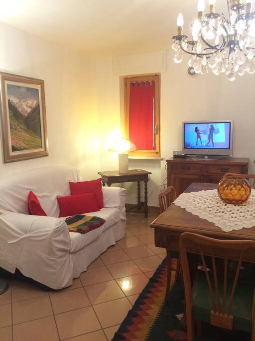 living room and tv.