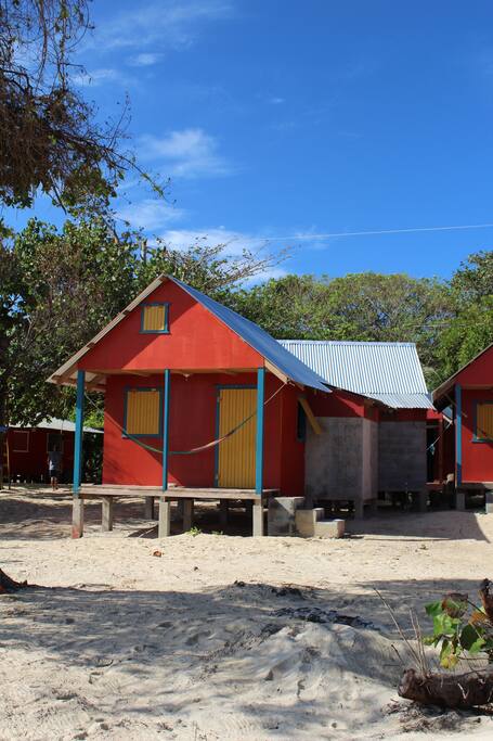 The guest house upfront