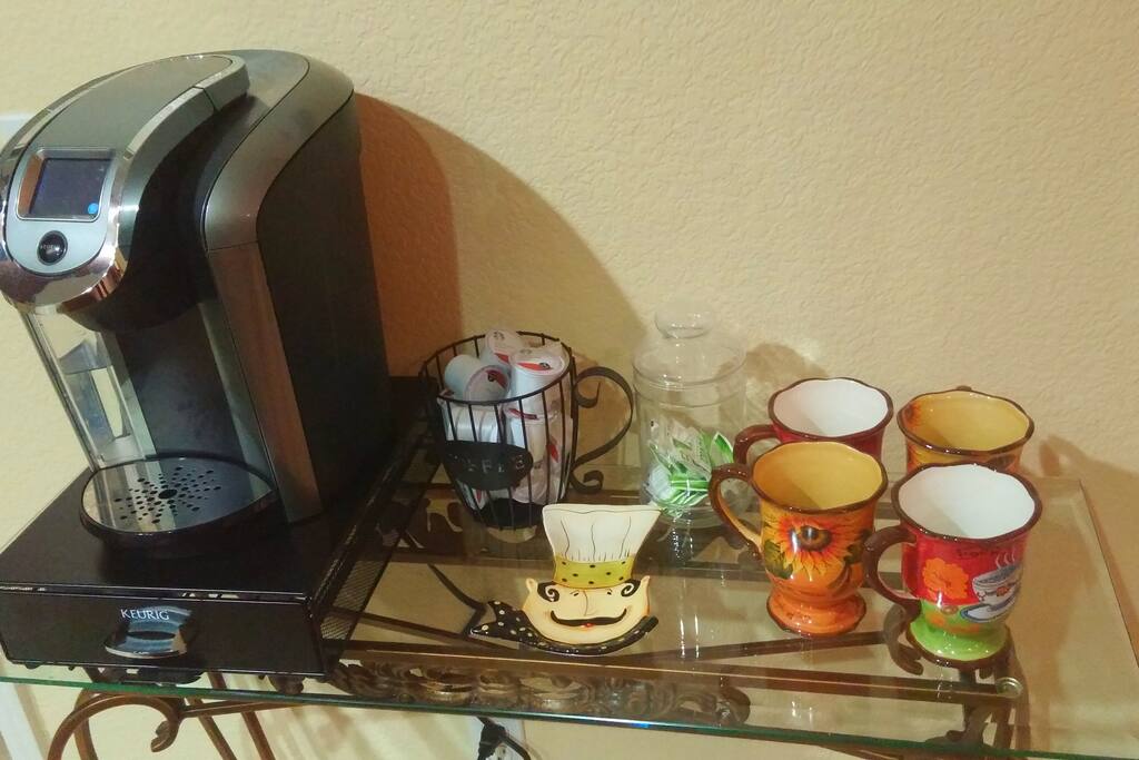 Coffee bar with all the fixins!