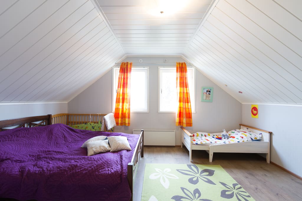 In bedroom of uppstair everyone sleep well:)