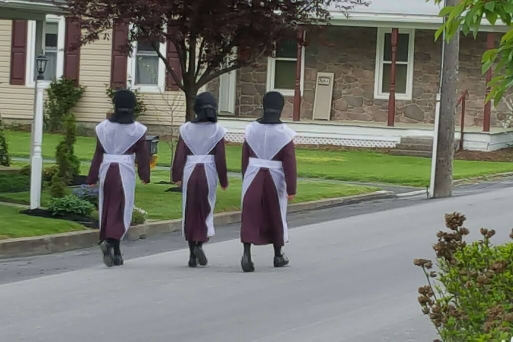 A typical Sunday morning in Allensville.