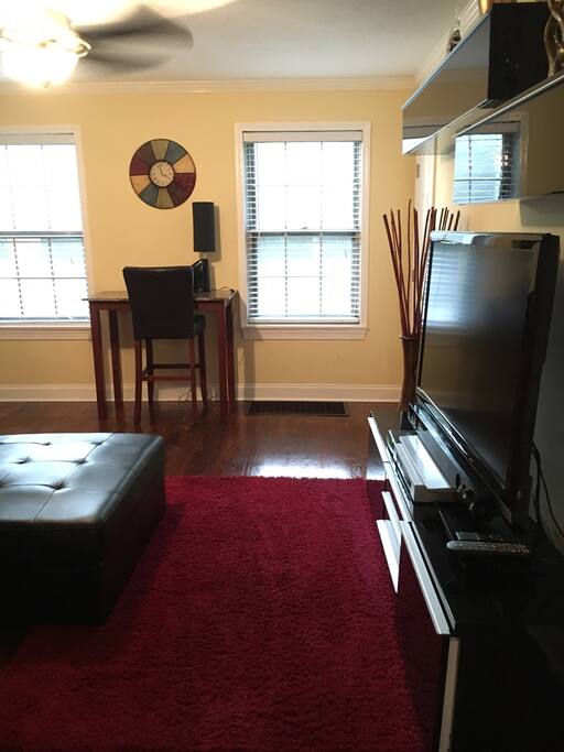 Living room to dining room