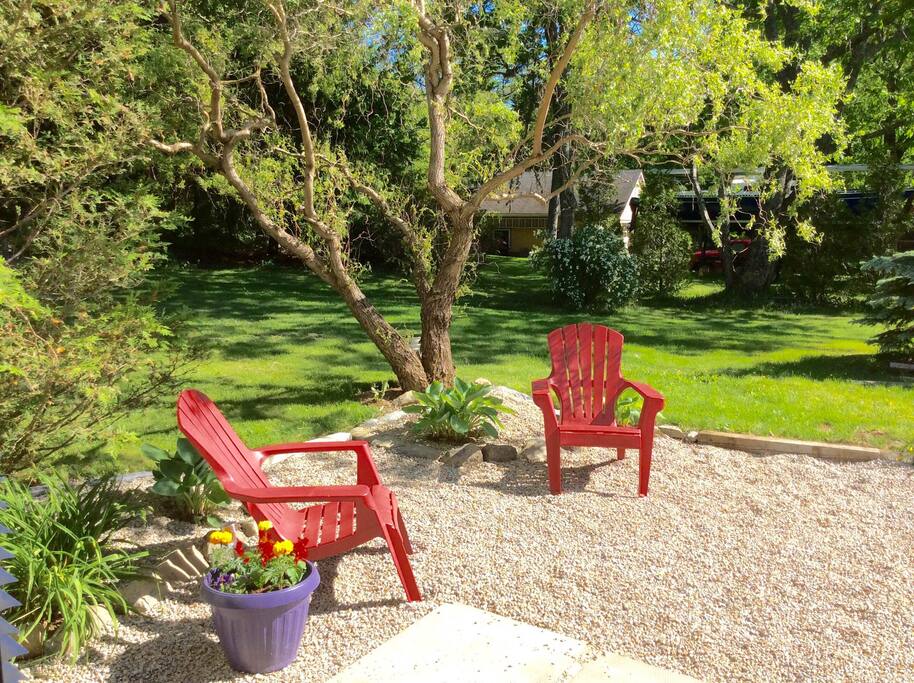 Nicely landscaped grounds
