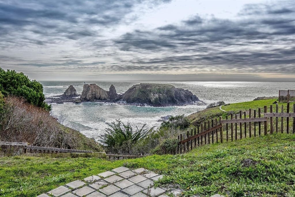 With 1/2 an acre, there are many spots from which to enjoy the view.