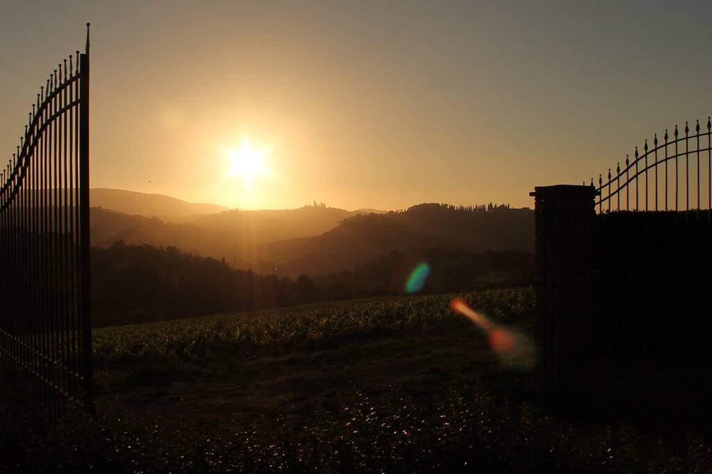 Sunset on San Gimignano