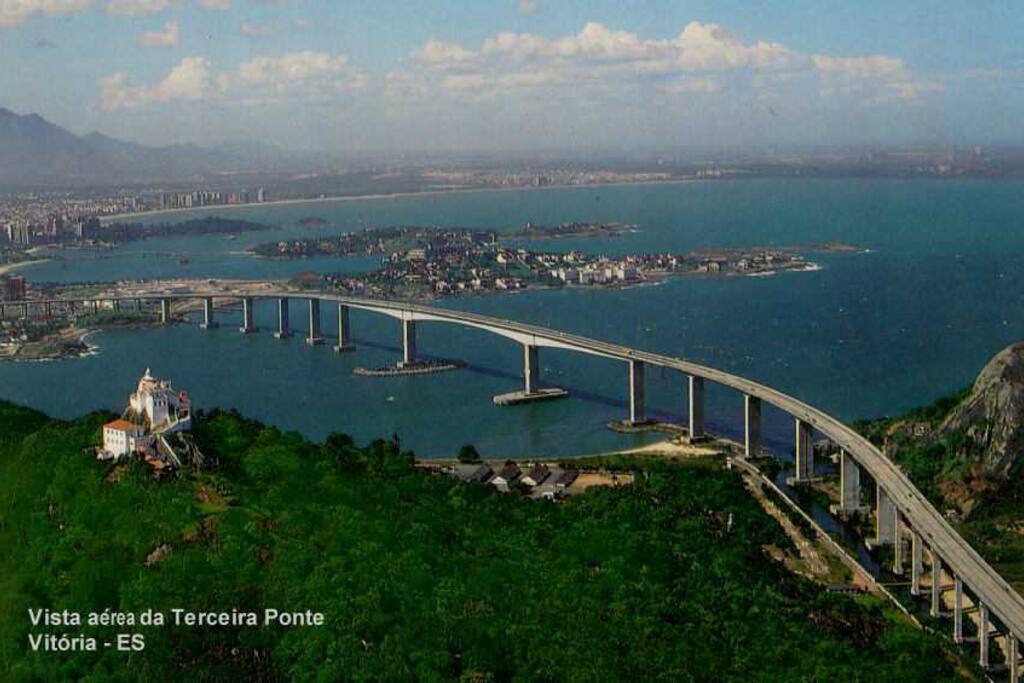 Próximo à saída da Terceira Ponte