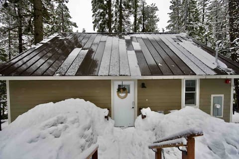 Modern-Chic Cabin. 11mi to Lassen. Snowshoes, EV!