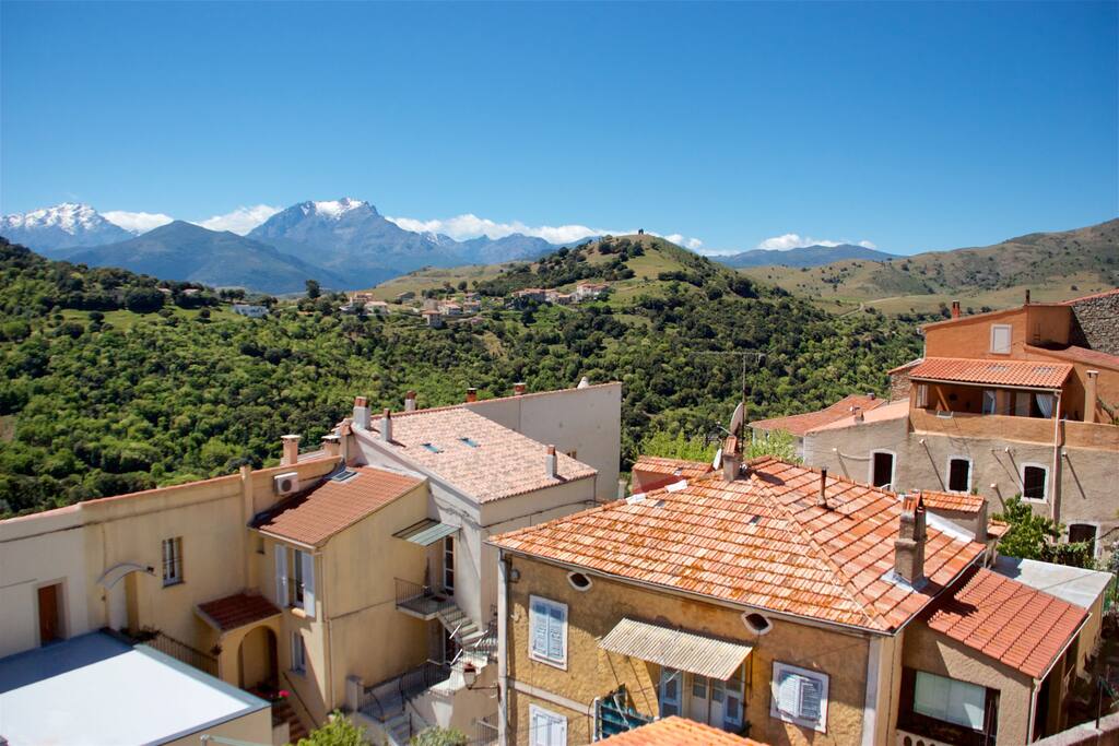 Vue sur le quartier depuis la chambre