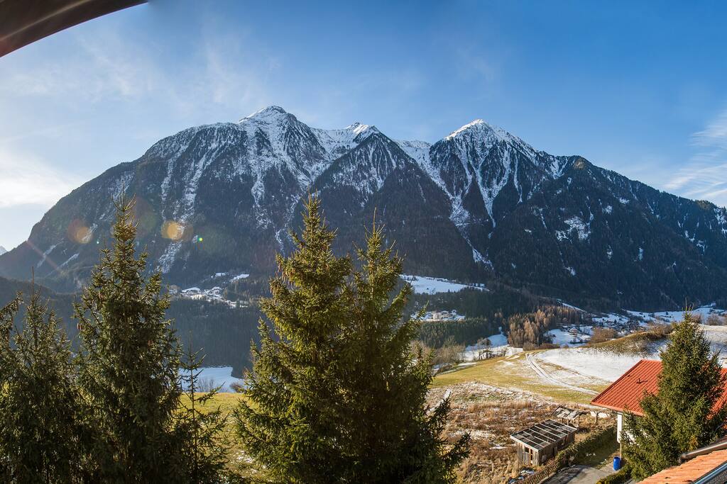 Ausblick aus Schlafzimmer Inntal-Blick
