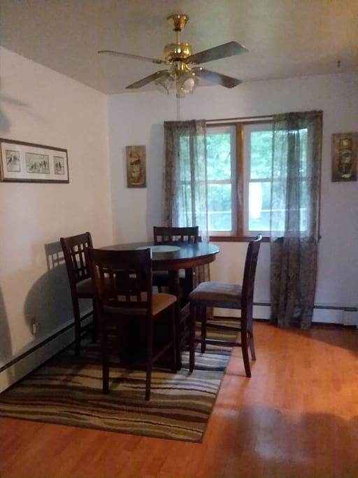 Dining. Table has extra leaf for more room.