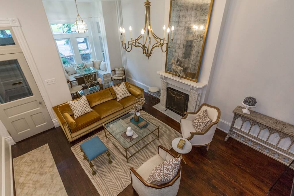 Living room view from stairs