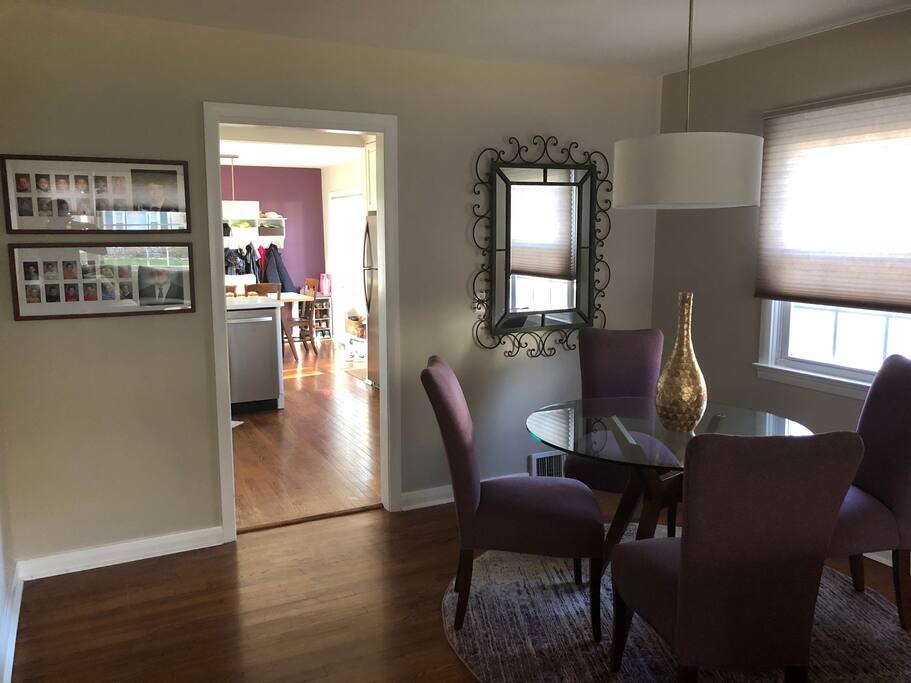 Kitchen is open to open dining/living room