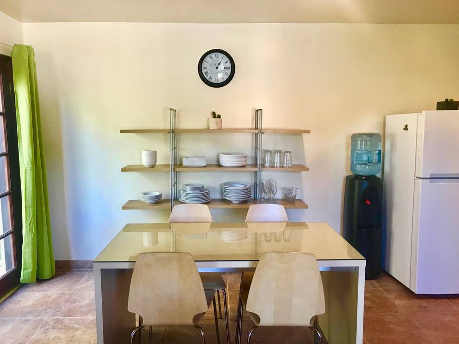 work/dine table in the living room